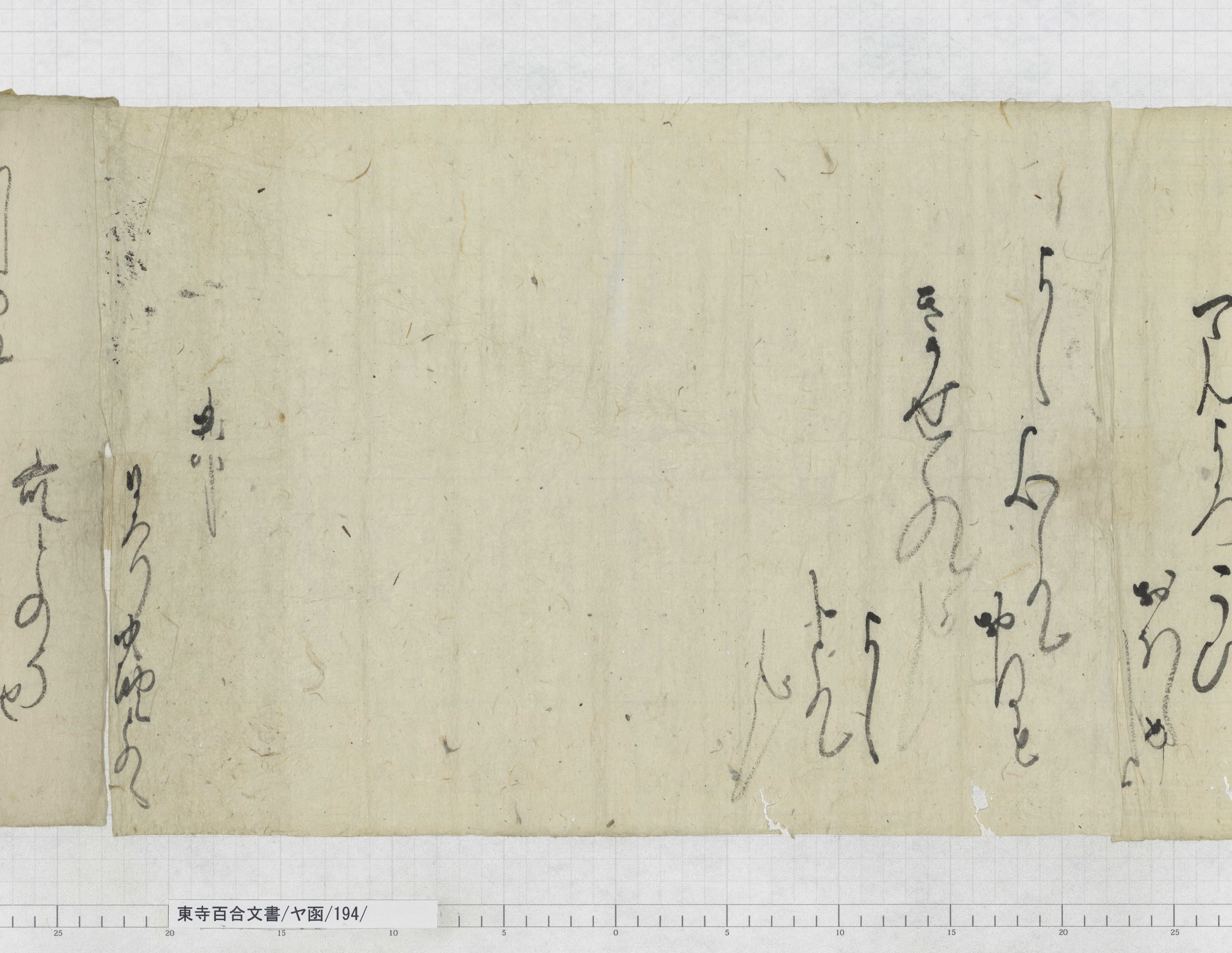 ヤ函/194/1/:後奈良天皇女房奉書|文書詳細|東寺百合文書 ヤ函/194/1/:後奈良天皇女房奉書|文書詳細|東寺百合文書